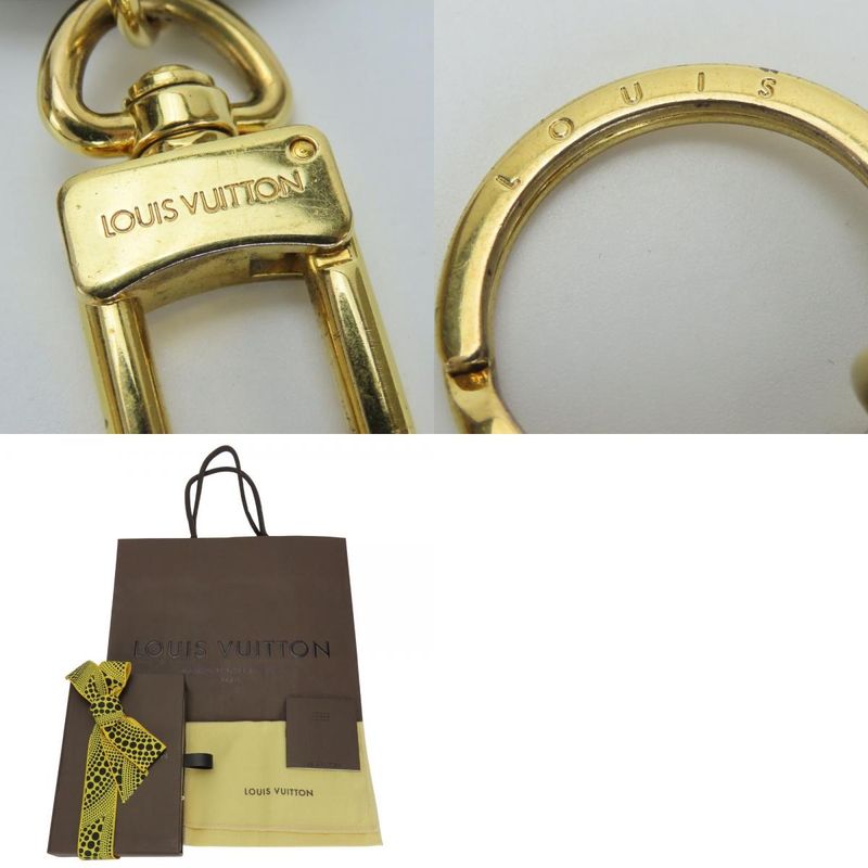 Louis Vuitton Key Holder Porte Cles Monogram M66739 Pumpkin Dot Monogram Bronze