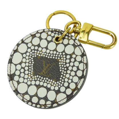 Louis Vuitton Key Holder Porte Cles Monogram M66739 Pumpkin Dot Monogram Bronze