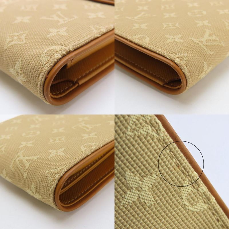 Louis Vuitton Trifold Wallet Portobier Carte Cles Di Monet M92441 Monogram Mini