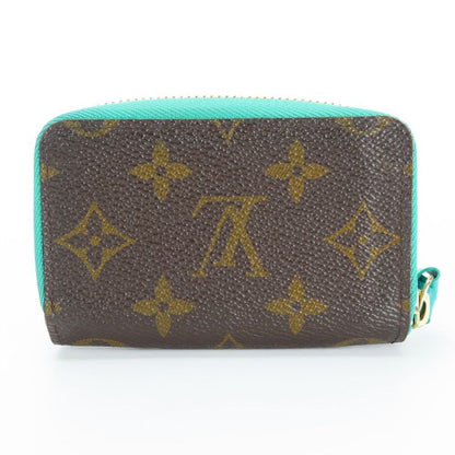 Louis Vuitton Card Case M60910 Monogram Tourcoise Blue Brown Small Accessories