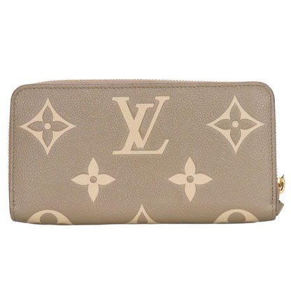 [中古] ルイ・ヴィトン 長財布（ラウンドファスナー） ジッピー･ウォレット M69794 モノグラムアンプラント トゥルトレール クレーム バイカラー 小物