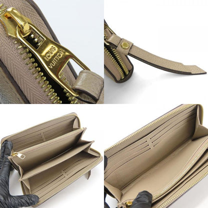 [中古] ルイ・ヴィトン 長財布（ラウンドファスナー） ジッピー･ウォレット M69794 モノグラムアンプラント トゥルトレール クレーム バイカラー 小物