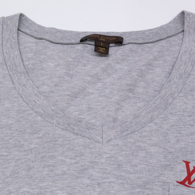 Louis Vuitton Rm071m Mkjr10jaz Multicolor Monogram Pocket T-shirt L