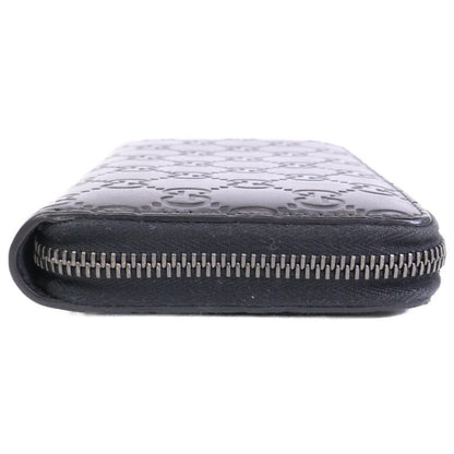 Gucci 307987 Cwc1r 1000 Guccissima Leather Round Zipper Long Wallet