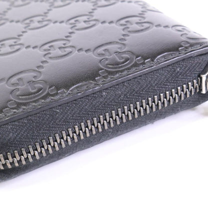Gucci 307987 Cwc1r 1000 Guccissima Leather Round Zipper Long Wallet