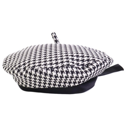 DIOR   35dap910i121 Wool Hound's Tooth Beret
