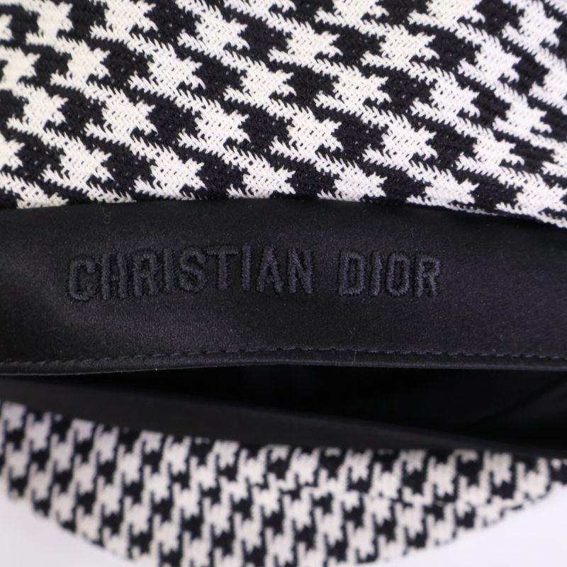 DIOR   35dap910i121 Wool Hound's Tooth Beret