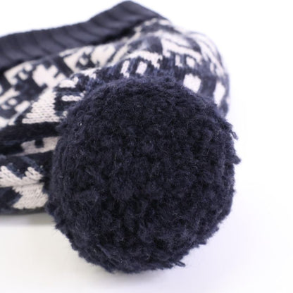 DIOR 25dob701i099 Obscure Cashmere Pompom Knit Hat