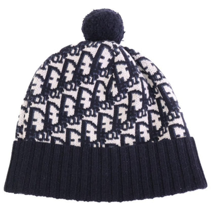 DIOR 25dob701i099 Obscure Cashmere Pompom Knit Hat