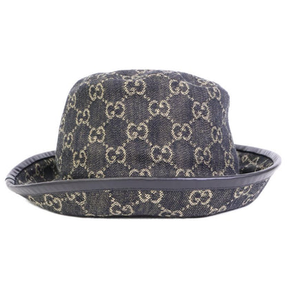 Gucci unused Genuine 576371 3haf8 GG Denim Bucket Hat M 58cm