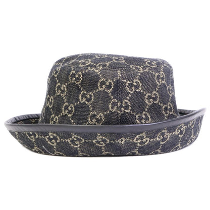 Gucci unused Genuine 576371 3haf8 GG Denim Bucket Hat M 58cm