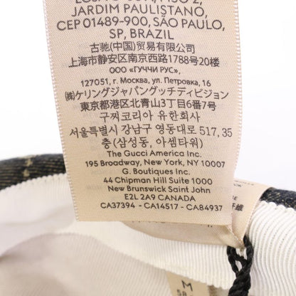 Gucci unused Genuine 576371 3haf8 GG Denim Bucket Hat M 58cm
