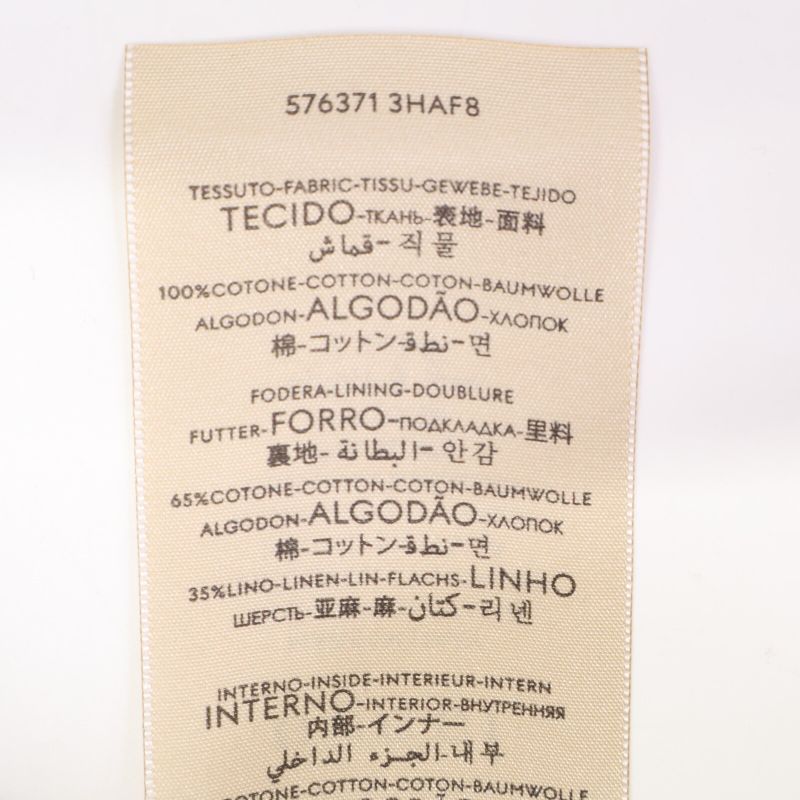 Gucci unused Genuine 576371 3haf8 GG Denim Bucket Hat M 58cm