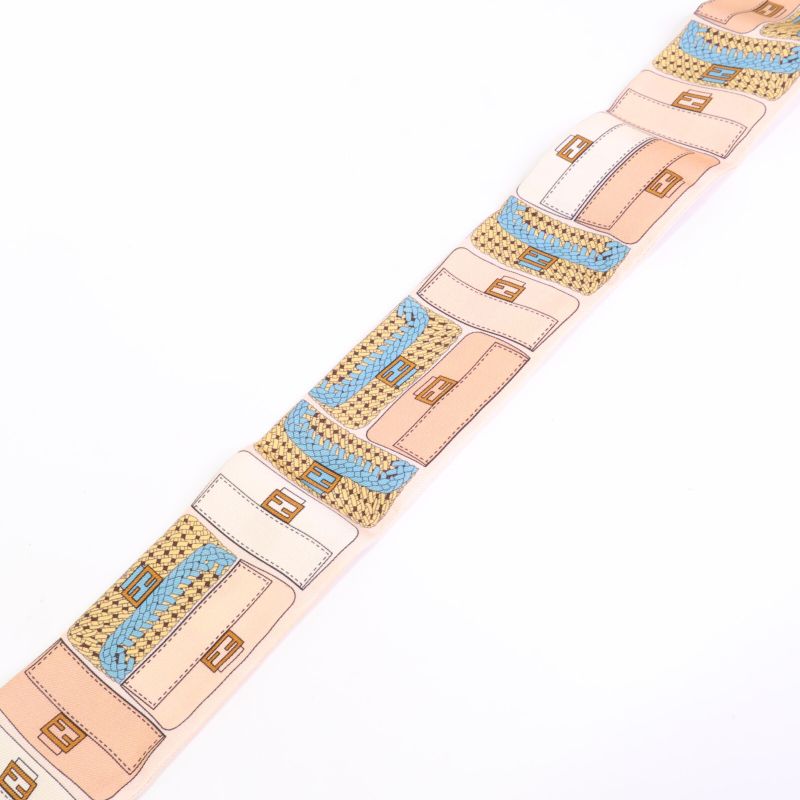 Fendi Fxt011adfnf0ty2 Lappy Silk Bandeau