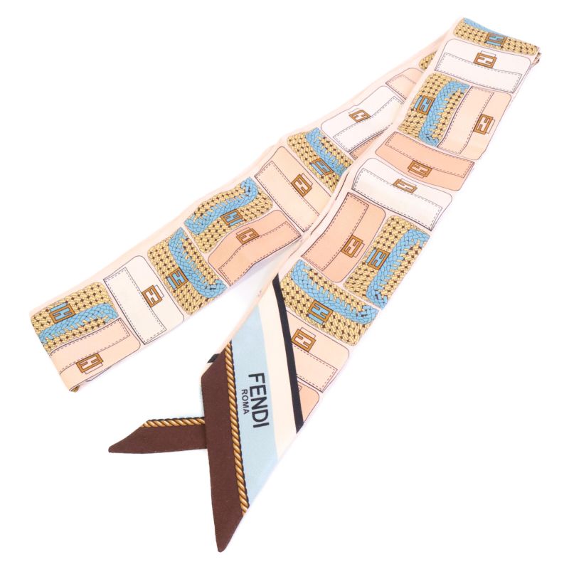 Fendi Fxt011adfnf0ty2 Lappy Silk Bandeau