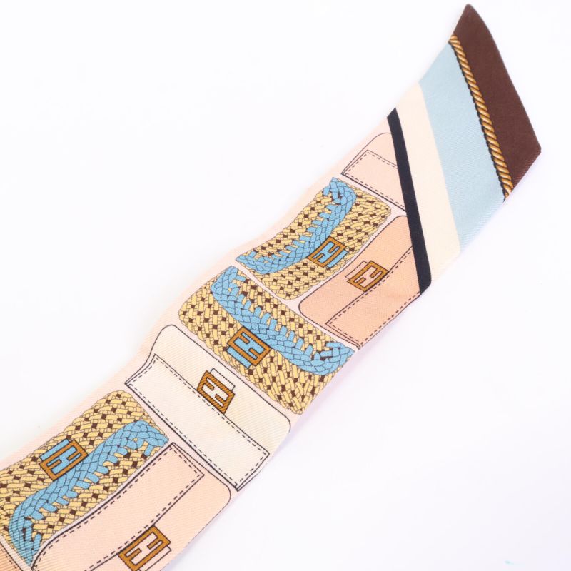 Fendi Fxt011adfnf0ty2 Lappy Silk Bandeau