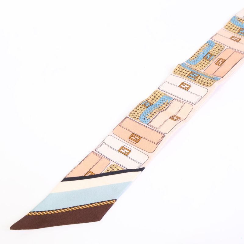 Fendi Fxt011adfnf0ty2 Lappy Silk Bandeau