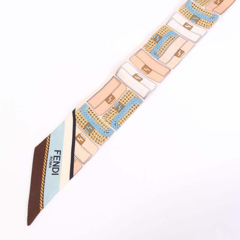 Fendi Fxt011adfnf0ty2 Lappy Silk Bandeau