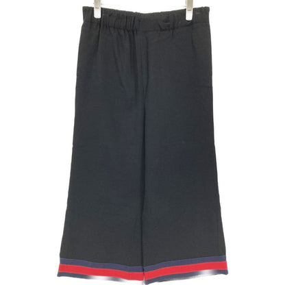 Gucci Black Sherry Line Easy Wide Pants 38