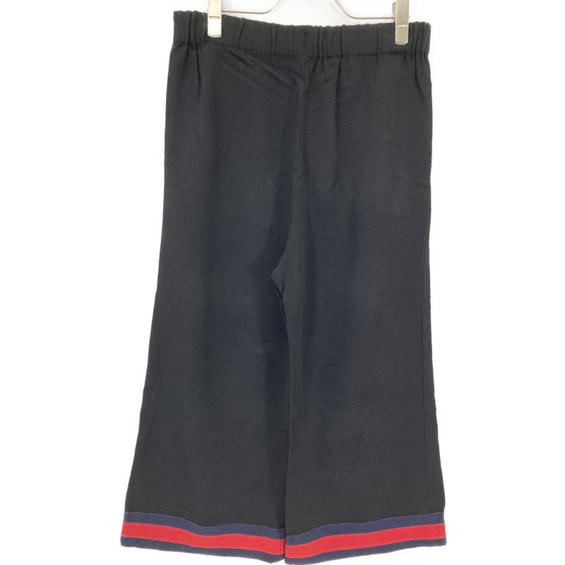 Gucci Black Sherry Line Easy Wide Pants 38