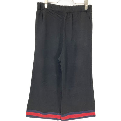 Gucci Black Sherry Line Easy Wide Pants 38