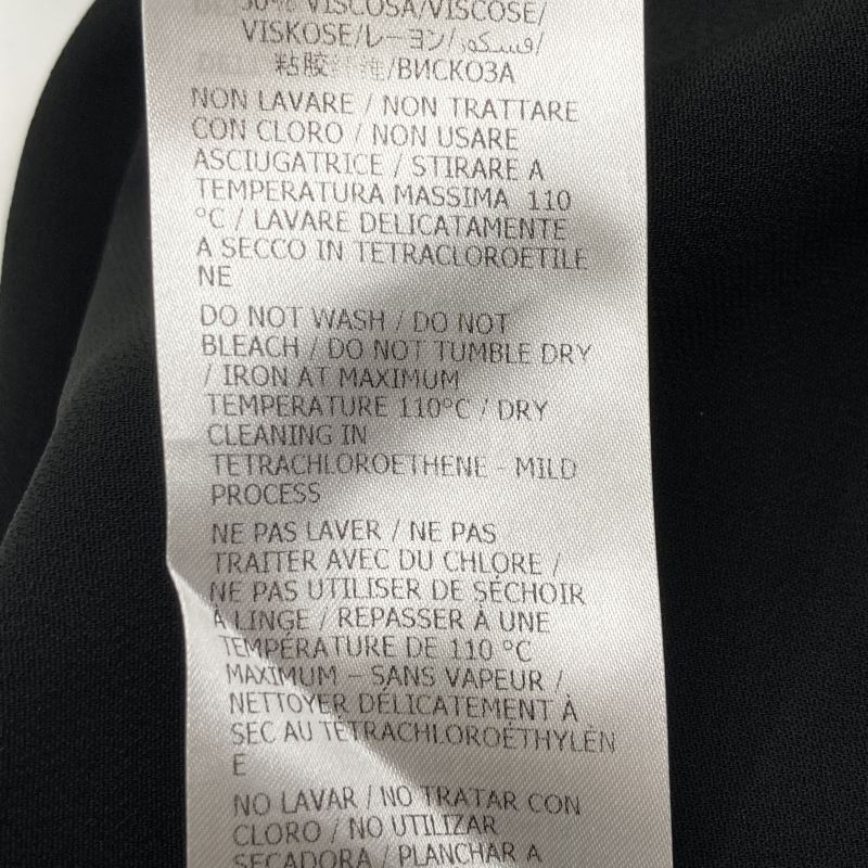 Gucci Black Sherry Line Easy Wide Pants 38