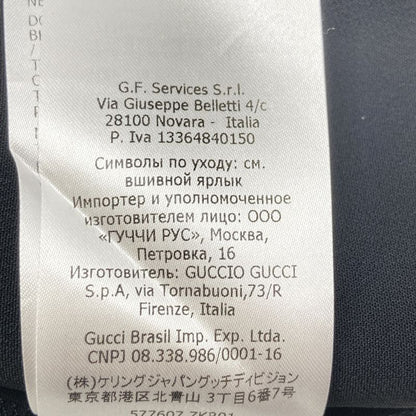 Gucci Black Sherry Line Easy Wide Pants 38