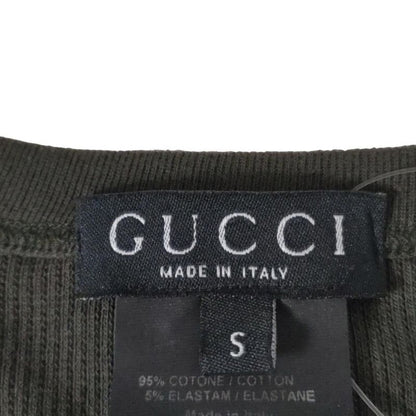 Gucci Short Sleeve T-shirt Size S Men's - Khaki V-neck