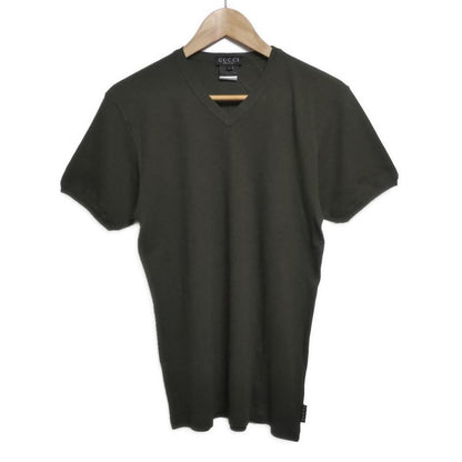 Gucci Short Sleeve T-shirt Size S Men's - Khaki V-neck
