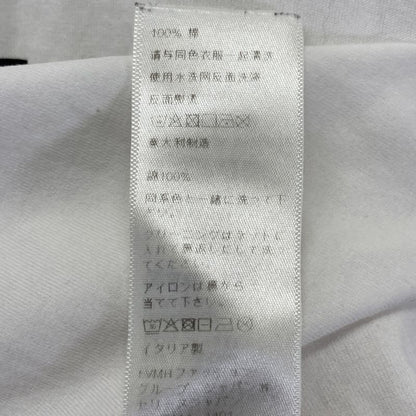 Celine White Cotton Logo Print T-shirt S