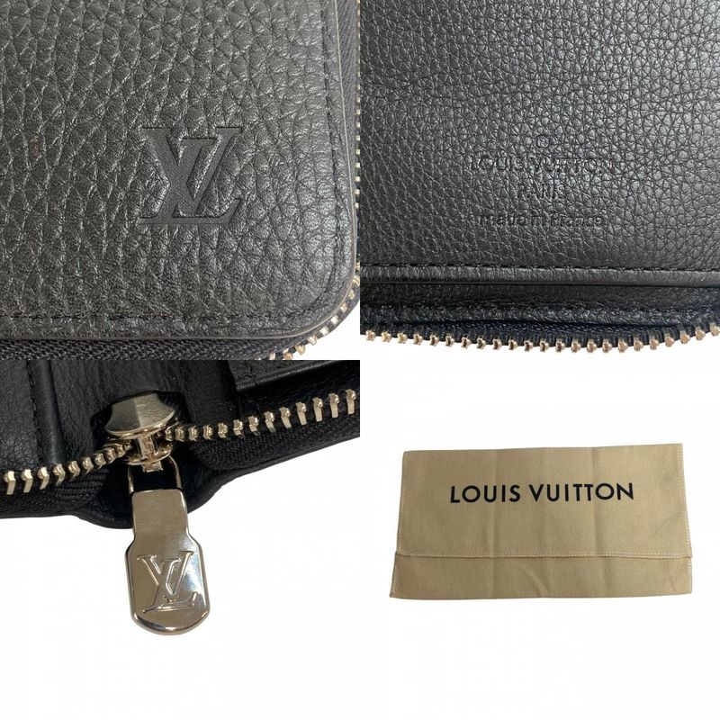 Louis Vuitton Men's Zippy Wallet Vertical Black M58412