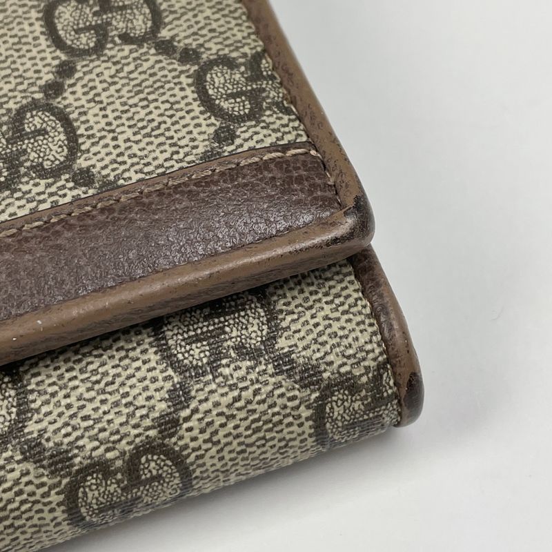 Gucci Ophidia GG Fold Long Wallet Chain Wallet Sherry Line Web Long Wallet