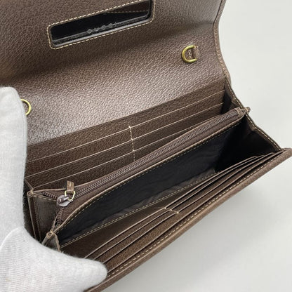 Gucci Ophidia GG Fold Long Wallet Chain Wallet Sherry Line Web Long Wallet