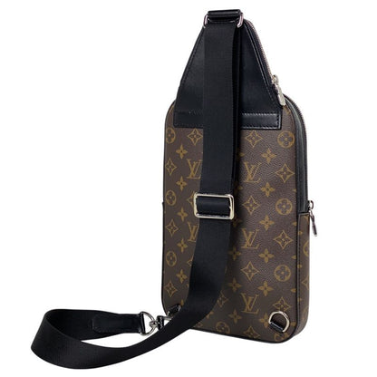 Louis Vuitton Avenue Sling Bag Shoulder Bag Body Bag Monogram Macassar Brown