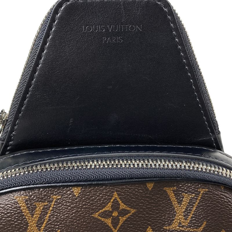 Louis Vuitton Avenue Sling Bag Shoulder Bag Body Bag Monogram Macassar Brown