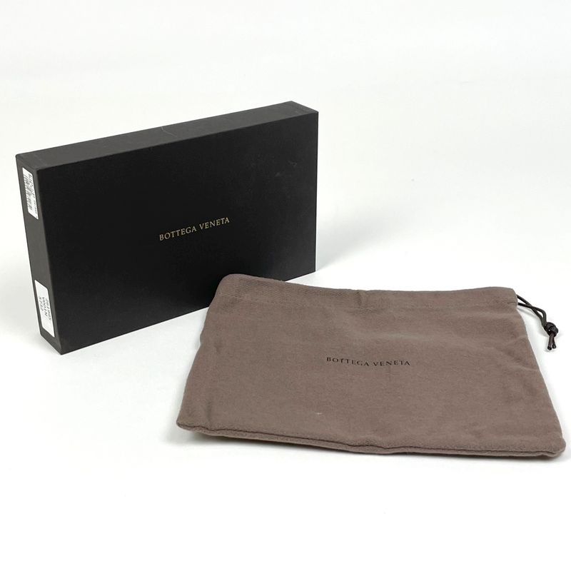Bottega Veneta Intrecciato Fold Long Wallet Billfold Coin Purse Nappa Long