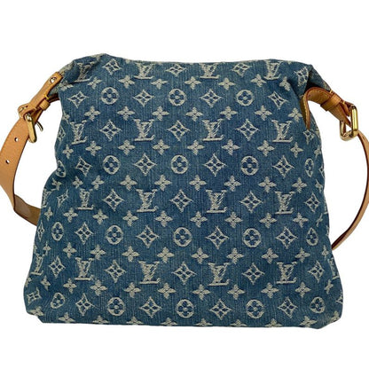 Louis Vuitton Baggy GM Crossbody Shoulder Bag Monogram Denim Blue M95048 Women
