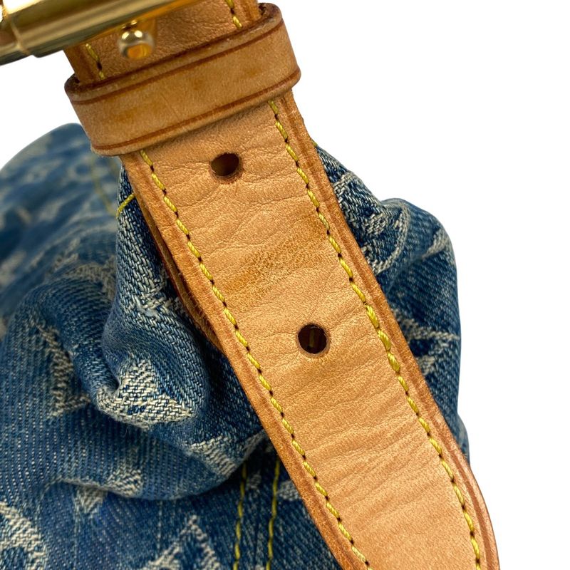 Louis Vuitton Baggy GM Crossbody Shoulder Bag Monogram Denim Blue M95048 Women