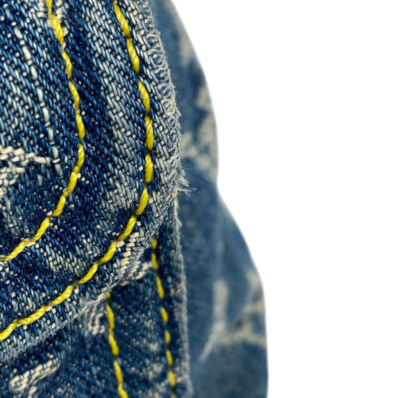 Louis Vuitton Baggy GM Crossbody Shoulder Bag Monogram Denim Blue M95048 Women