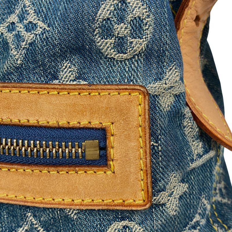 Louis Vuitton Baggy GM Crossbody Shoulder Bag Monogram Denim Blue M95048 Women