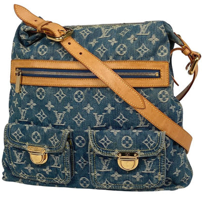 Louis Vuitton Baggy GM Crossbody Shoulder Bag Monogram Denim Blue M95048 Women