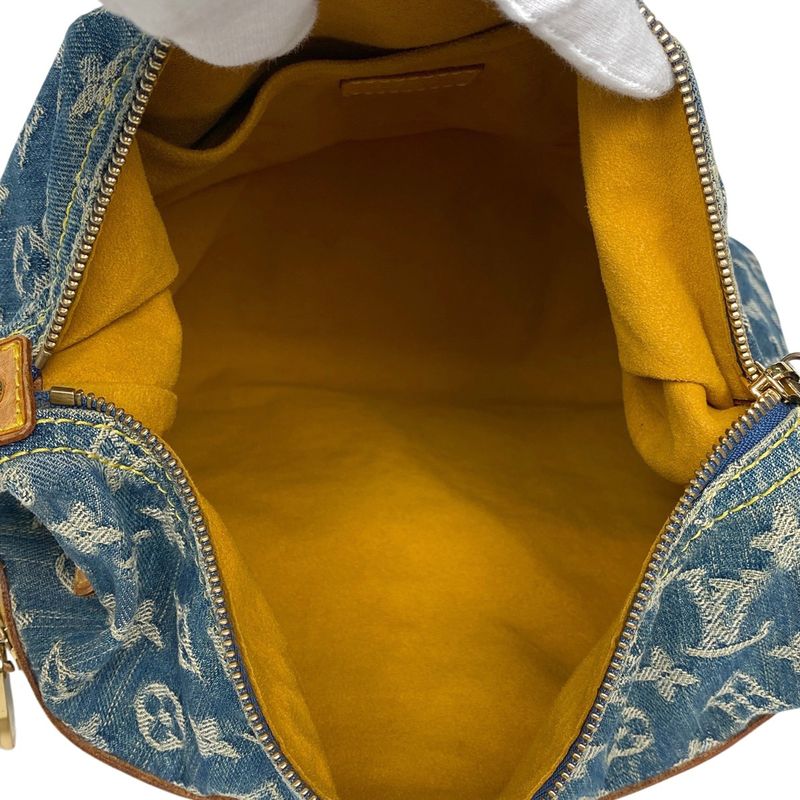 Louis Vuitton Baggy GM Crossbody Shoulder Bag Monogram Denim Blue M95048 Women
