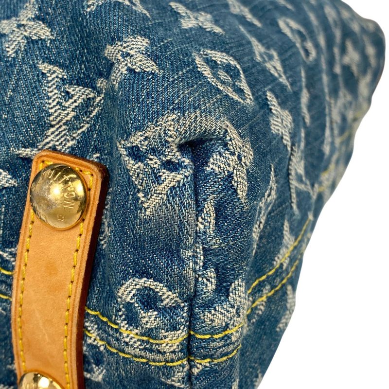 Louis Vuitton Baggy GM Crossbody Shoulder Bag Monogram Denim Blue M95048 Women