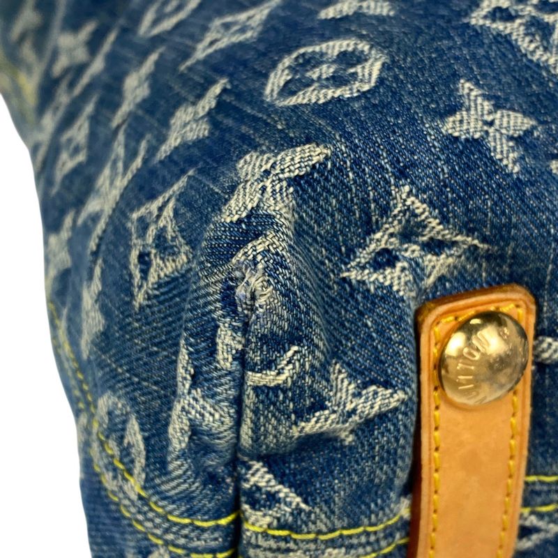 Louis Vuitton Baggy GM Crossbody Shoulder Bag Monogram Denim Blue M95048 Women