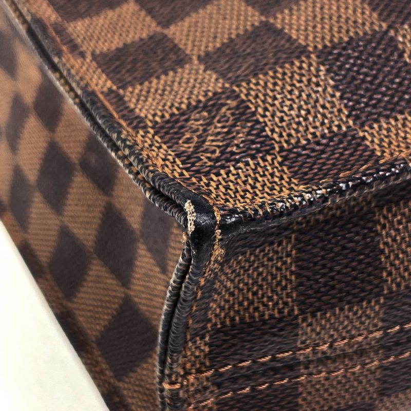 Louis Vuitton Sac Pura Schoolbag Handbag Tote Bag Damier Brown N51140 Women