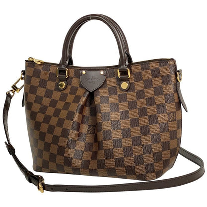 Louis Vuitton Sienna PM Handbag Shoulder Bag Crossbody 2WAY Handbag Damier