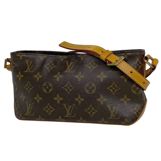 Louis Vuitton Trotter Crossbody Pochette Shoulder Bag Monogram Brown M51240