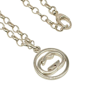 Gucci Necklace Doppia G Interlocking Pendant