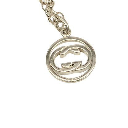 Gucci Necklace Doppia G Interlocking Pendant