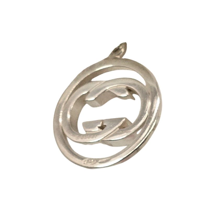 Gucci Necklace Doppia G Interlocking Pendant